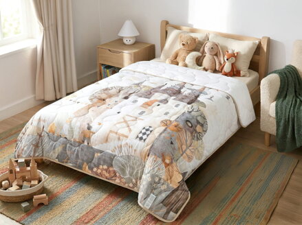 Bavlnený prehoz ČAROVNÝ HRAD