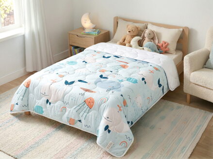 Bavlnený prehoz VESELÉ RYBKY