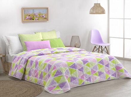 Bavlnený prehoz MALINÔ BRDO Lime