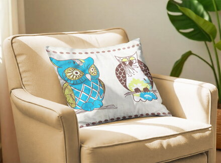 Obliečka na vankúš CLEVER OWLS