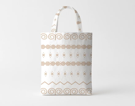 EKO plátená taška ČIČMANY Béžová