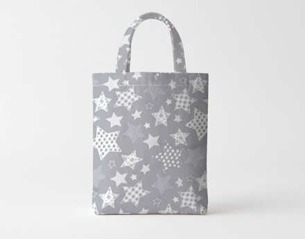EKO plátená taška SUPERSTARS Šedá