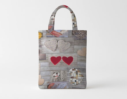 EKO plátená taška s krátkym uchom VALENTINA