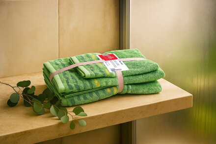 3 Sada uterákov a osušky PRAGUE Jade green