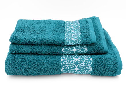 3 Sada uterákov a osušky VICTORIA Blue coral