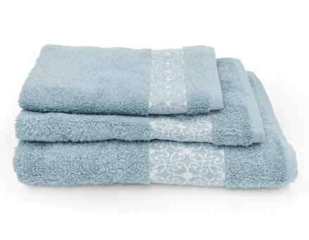 3 Sada uterákov a osušky VICTORIA Faded denim