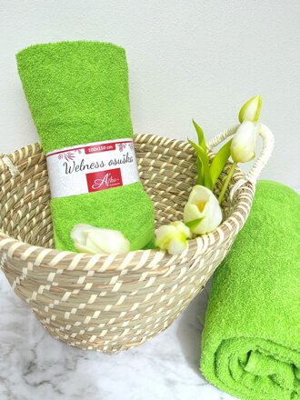 Osuška WELLNESS Jasmine Green