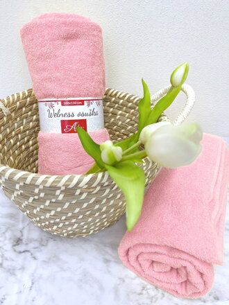 Plážová osuška Light rosa
