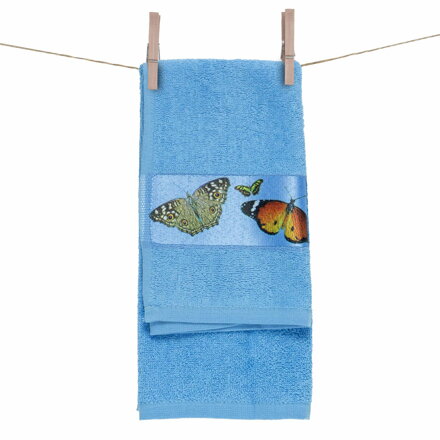 Froté utierka BUTTERFLY Blue