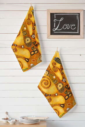 2-set utierok PANAMA KITCHEN TOWEL - Gustav Klimt | Arbol