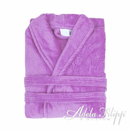 Župan Velur Violet | 100% Bavlna