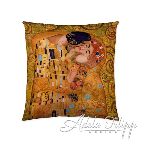 Dekoračný vankúš Gustav Klimt - KISS