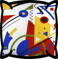 Dekoračné vankúše - Wassily Kandinsky | acko.sk