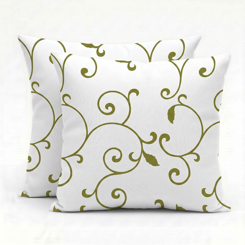 Pillow Duo Set OLIVE White