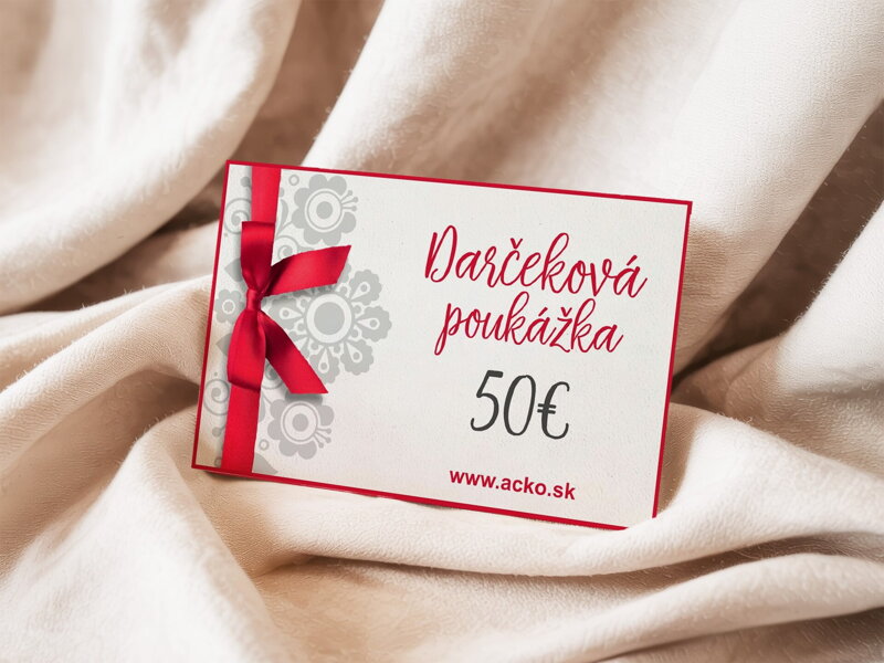Darčeková poukážka 50€ 