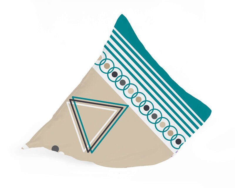 Obliečka na vankúš REVÚCA Turquoise