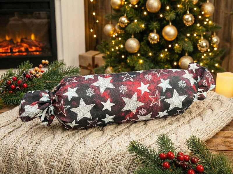 Vianočný valec SUPERNOVA Červená