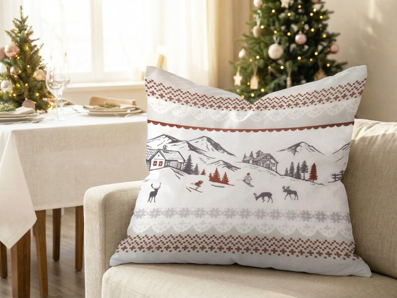 Dekoračný vankúš CHALÚPKY