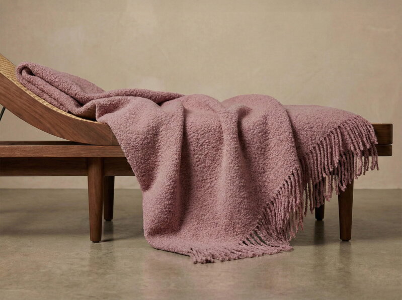 Deka BOUCLÉ Dusty Rose