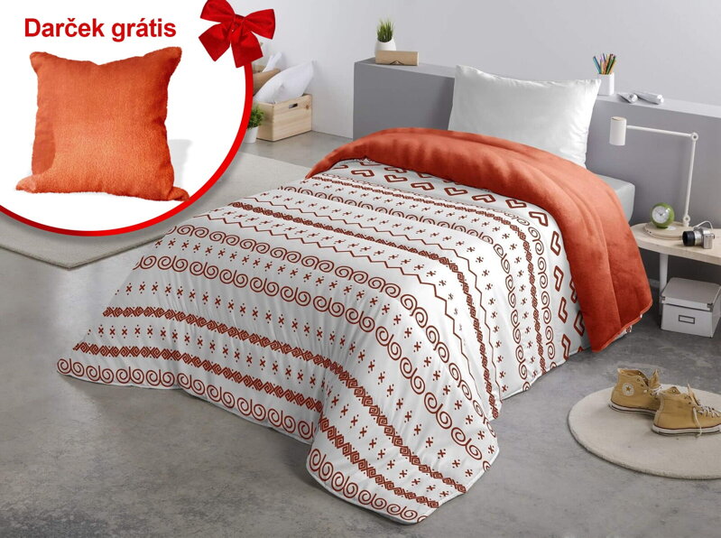 Slovenská hrejivá deka Čičmany Picante