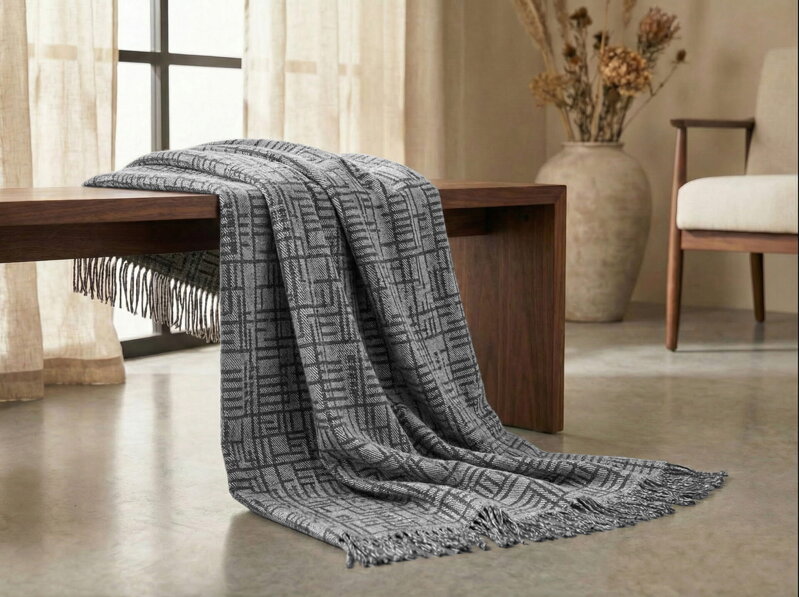 Vlnená deka MERINO HOME Grey