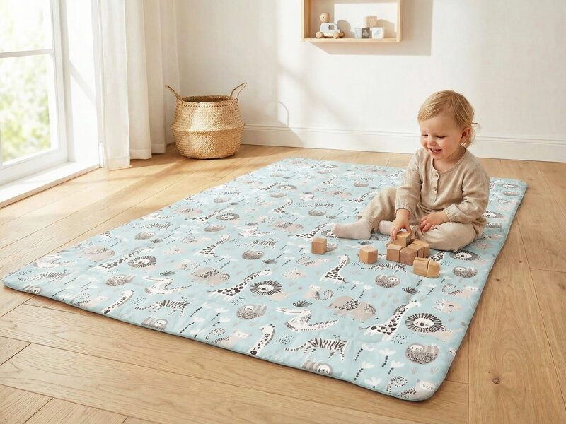 Hracia podložka SAVANA Blue