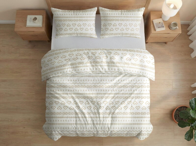 Krepové návliečky ČIČMANY Mocca