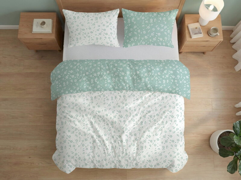 Krepové návliečky CLARA Mint