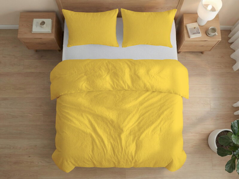 Krepové návliečky DUBROVNIK Žltá