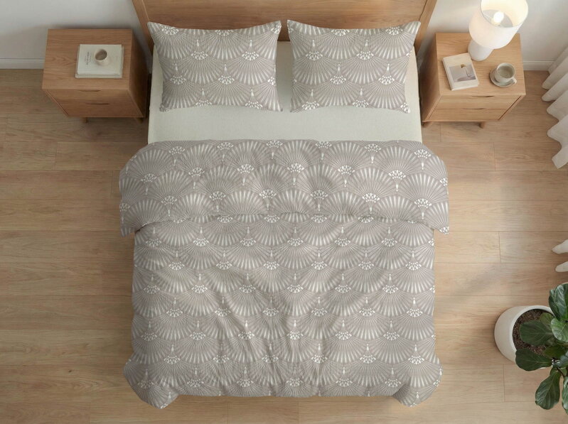Krepové návliečky VICTORIA Silver Grey