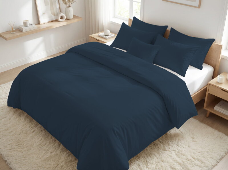 Obliečky MAKOSATÉN UNI Blue