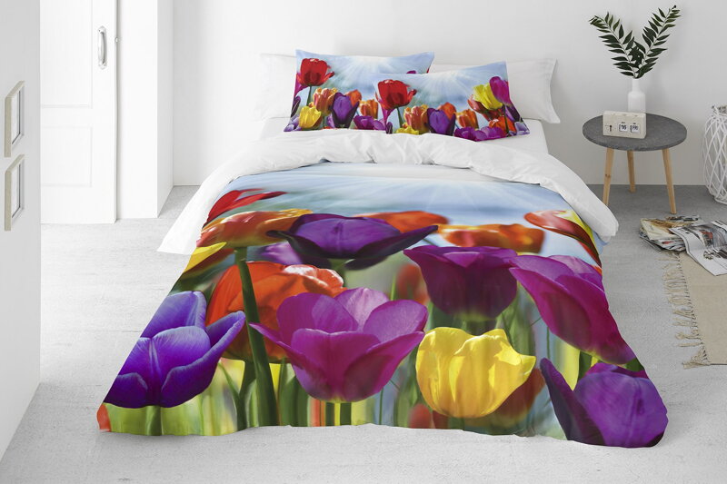 Obliečky MAKOSATÉN Tulips Obliečky MAKOSATÉN Tulips
