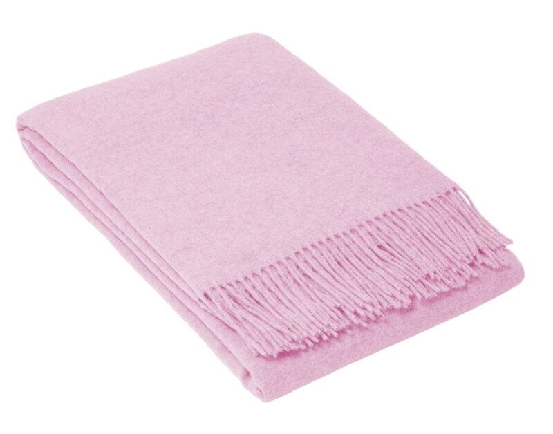 Vlnená deka MERINO Light Pink