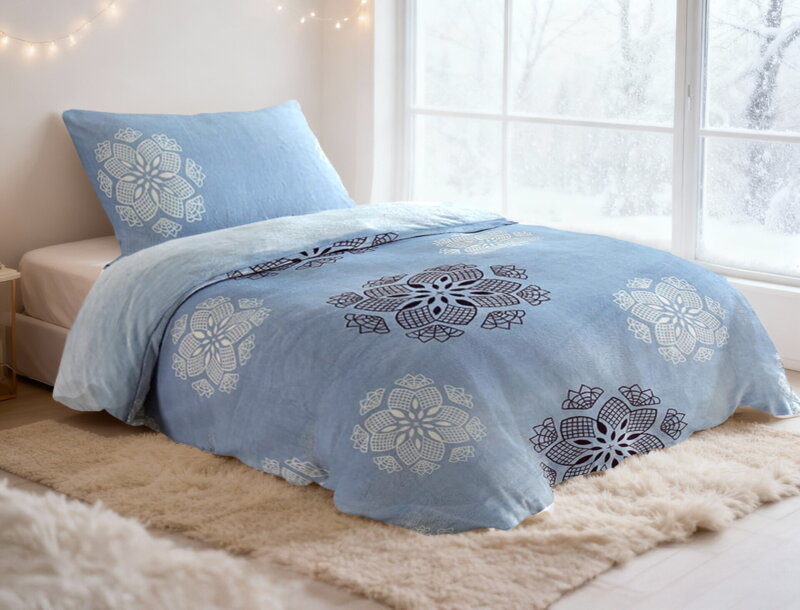 Obliečky MIKROFLANEL Hanesy Blue Obliečky MIKROFLANEL Hanesy Blue