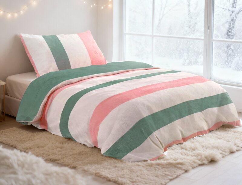 Obliečky MIKROFLANEL Tále Rosa