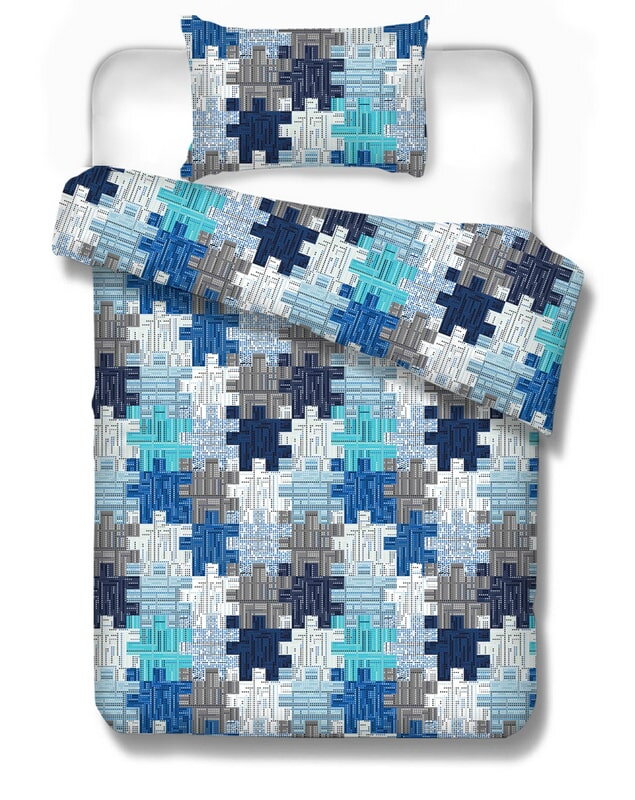 Predĺžené bavlnené obliečky KREMNICA Blue Predĺžené bavlnené obliečky KREMNICA Blue