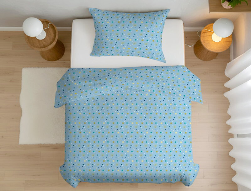 Bavlnené obliečky BLOOM Blue