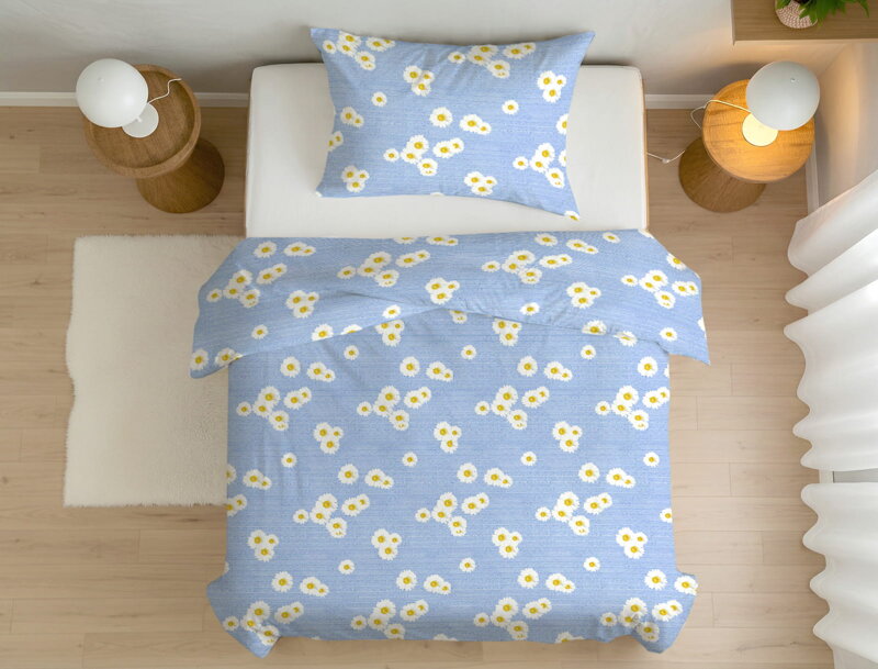 Bavlnené obliečky CAMELIA Blue
