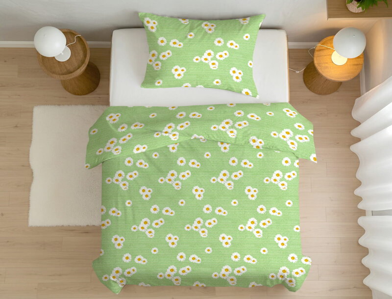 Bavlnené obliečky CAMELIA Green