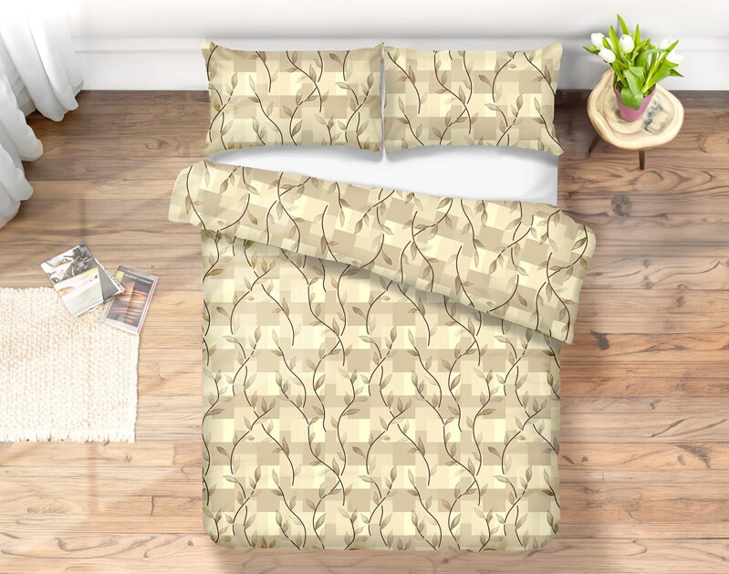 Bavlnené obliečky DOBRUŠKA Hnedá