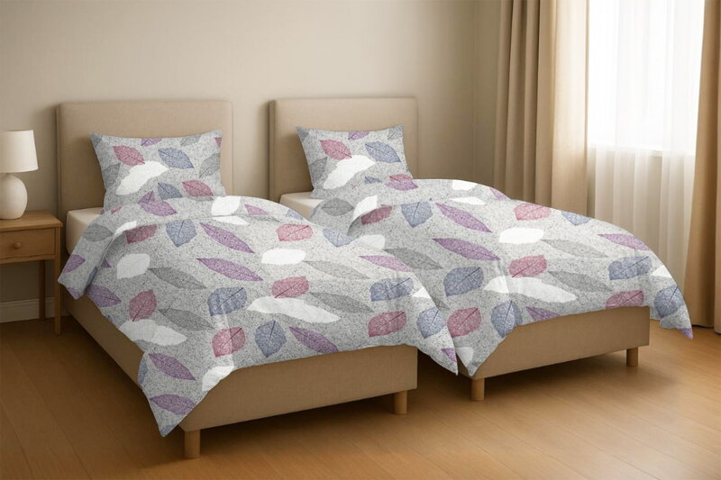 Bavlnené obliečky 1+1 PATINCE Grey Bavlnené obliečky 1+1 PATINCE Grey