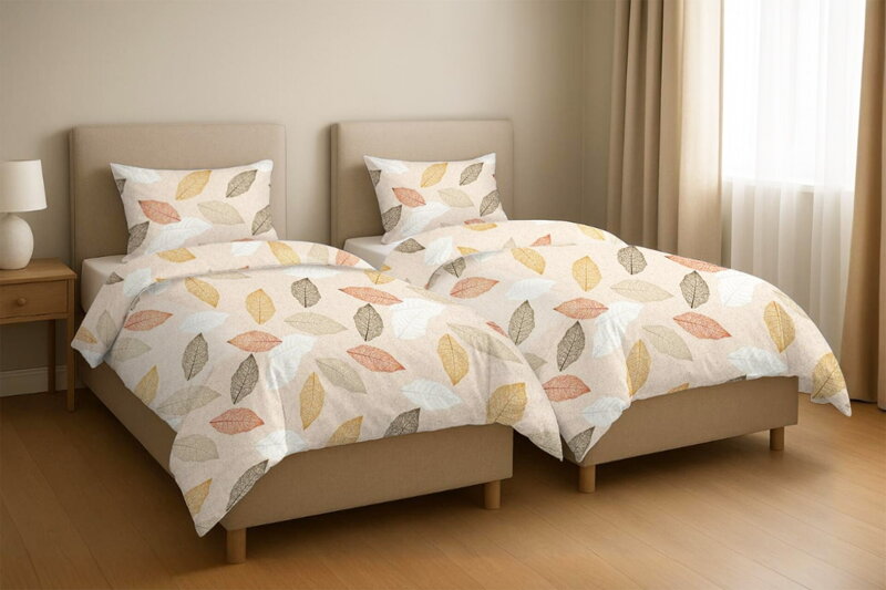 Bavlnené obliečky 1+1 PATINCE Sesame