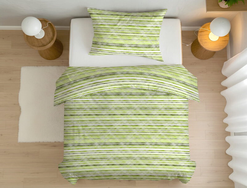 Bavlnené obliečky LINUM Zelená