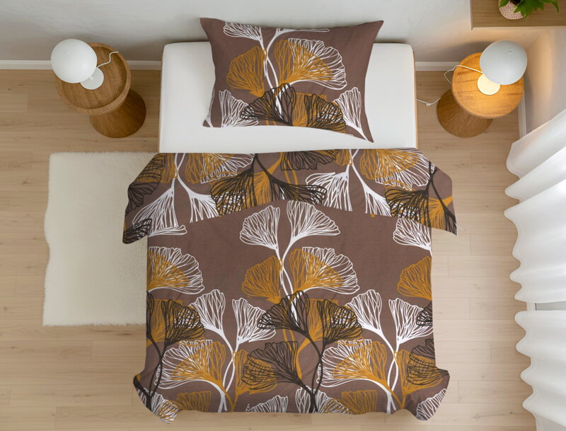 Bavlnené obliečky LISKOVÁ Cacao