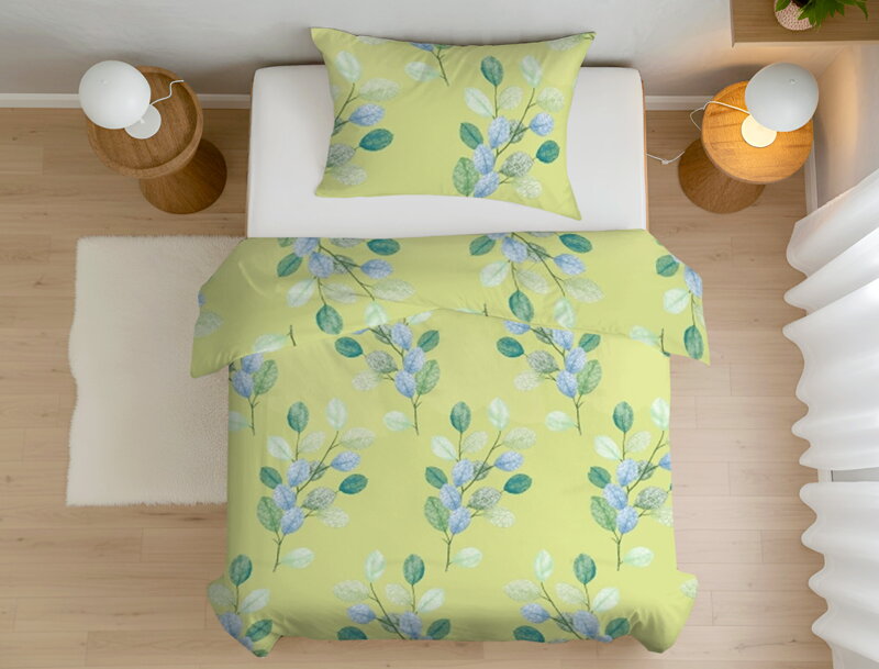 Bavlnené obliečky PODOLÍNEC Light green