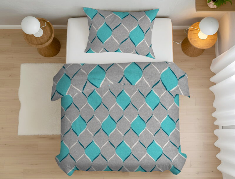 Bavlnené obliečky RITMO Aqua