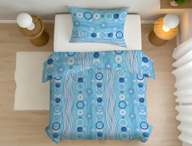 Bavlnené obliečky SILVIA Blue