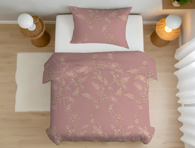Bavlnené obliečky VINNÉ Tea rose