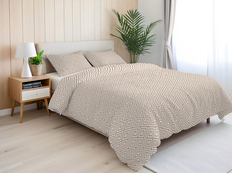 Bavlnené obliečky STOCKHOLM Mocca Bavlnené obliečky STOCKHOLM Mocca