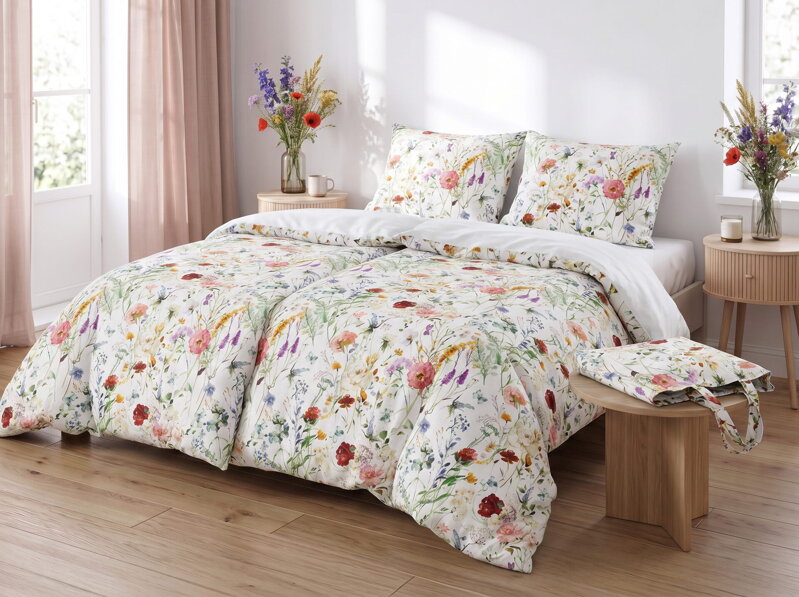 4 set perkalových obliečok PRIMAVERA